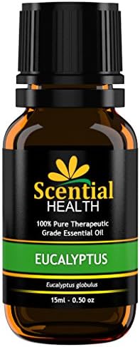 Scential Health Eucalyptus Essential Oil 15ml (.5oz) 100% Certified Pure Therapeutic Grade Essential Oil With No Fillers, Bases or Additives AND ZERO Carrier Oils