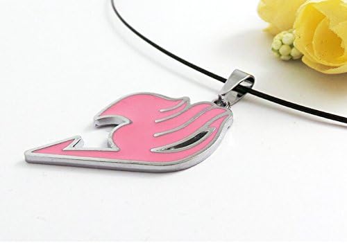 Mimiki Fairy Tail Necklace Cosplay Pretend Play Pink Zinc Alloy