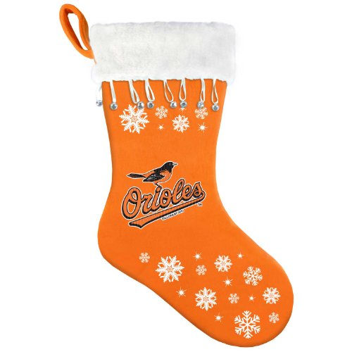 MLB Baltimore Orioles Snowflake Stocking