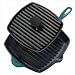 Le Creuset Enameled Cast-Iron Panini Press Skillet Grill Set, Caribbean