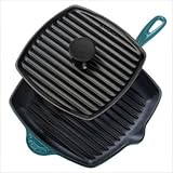 Le Creuset Panini Press Skillet Grill Set, Caribbean