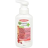 Garnier Clean+ Purifying Foam Cleanser For Combination Skin, 6.8 Fluid Ounces