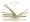 DKNY Ruffle Hem California King Fitted Sheet, Cream