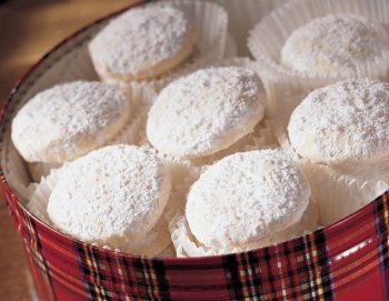 Kourabia Shortbread 1-lb. Gift Tin by Liberty Orchards