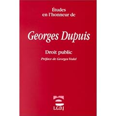 Etudes en l'honneur de Georges Dupuis: Droit public