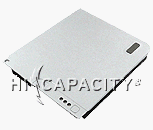 Square shaped battery with six slit-type contacts on side.
