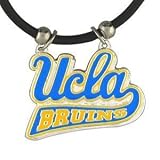 UCLA Bruins Logo Pendant Rubber Necklace