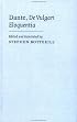 Dante: De vulgari eloquentia (Cambridge Medieval Classics)