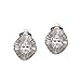 CleverSilver's CZ. Baguette Oval Rhodium title=