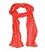 Coral Sequin Scarf Pleated Lightweight Oblong 13