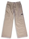 E-Land - Boys Twill Cargo Pants, Khaki