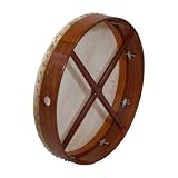 Bodhran, 18x3.5, Tune, Rosewood, Cross