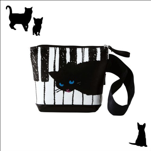 手付きポーチ（黒猫）SCB0212