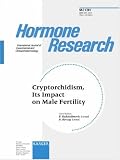 Crptorchidism, Its Impact on Male Ferility: 4th International Symposium on Pediatric Andrology, Basel, Nov, 2000 (Hormone Research, 1)