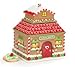Whimsical Gingerbread House Cookie Jar Sugar Shack Christmas/Holiday Kitchen Decor