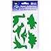 Seward Street Studios Reflective Decals Dinosaur Set - Dinosaur Safety Sticker Kit - Dinosaur Reflector Stickers (Light Green)