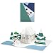 Sabuda Snowman Holiday House Pop Up Cards Image