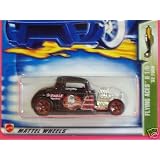 Mattel Hot Wheels 2003 1:64 Scale Black Flying Aces 1932 Ford Die Cast Car #075 by Mattel