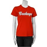 Ohio State Buckeyes Scarlet Ladies Script T-shirt