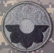 9th Infantry Division ACU Patch- Foliage Green