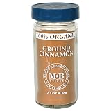 Morton & Bassett Organic Ground Cinnamon, 2.3-Ounce Jars (Pack of 3)