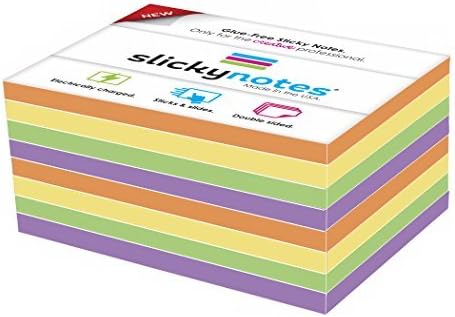 SlickyNote NM8-100 Pads Assorted Colors by SlickyNote