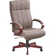 Cherry Wood Executive Chair In Taupe Finish By Office Star