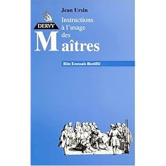 Instructions au Rite Ecossais Rectifi�. Instructions � l'usage des ma�tres au Rite Ecossais Rectifi�