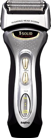 SANYO メンズシェーバー「T-SOLID」(シルバー) SV-QX1(S)