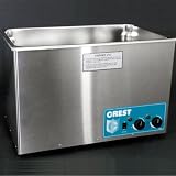 Crest Ultrasonic Cleaner Tru-sweep 1875HT and Steel Perforated Basket