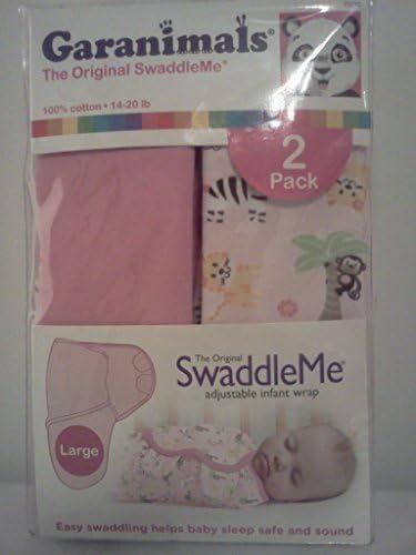 Garanimals The Original SwaddleMe Large 2 Pack Pink