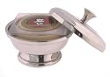 Colonel Conk Model 147 Pewter Shave Bowl with Handled Lid and Soap
