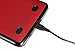 MoKo LG G Pad 7.0 Case - Ultra Slim Smart-shell Stand Case for LG G Pad V400 / V410 (LTE) / VK410 / UK410 / LK430 (G Pad F7.0) 7-Inch Android Tablet, RED (With Smart Cover Auto Wake / Sleep)