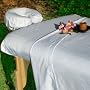 Massage Table Poly/Cotton Sheet Set (Imported), Natural