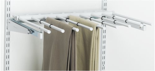 Childrens Toyshop  Tools & Hardware : Rubbermaid 3J06 Configurations Seven-Pair Pants Rack, White
