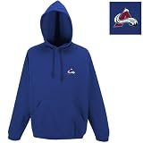 Colorado Avalanche NHL Goalie Pullover Hooded Sweatshirt (Dk Royal) at Antigua
