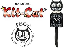 Kit-Cat Wall Clock, Black