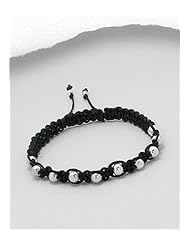 Cotton Bracelet In Sterling Silver