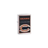 Zippo NFL Bears Lighter (Silver, 5 1/2 x 3 1/2 cm)