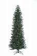 7' Alexandria Pine Multi Pre-Lit Artificial Christmas Tree -Sleek Pencil Profile
