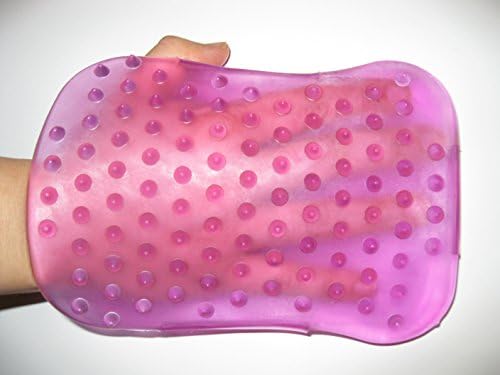 Body Thigh Leg Anti Cellulite Massager Massaging Treatment Brush Glove Scrub