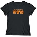 T-SHIRT WOMAN BLACK " KISS ME , I'M FROM ARARAT " ARMENIA Large