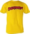 Hulk Hogan "hulkamania" T-shirt Gold