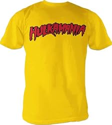 Hulk Hogan "hulkamania" T-shirt Gold