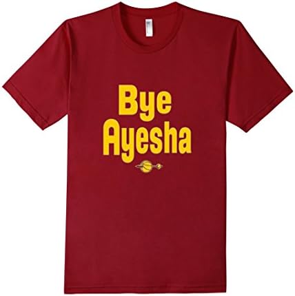 Men's Bye Ayesha Cleveland Basketball Champions Funny T-Shirt Medium Cranberry