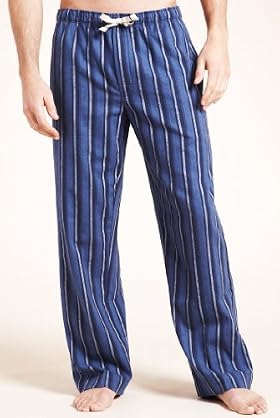Pure Cotton Striped Pyjama Bottoms