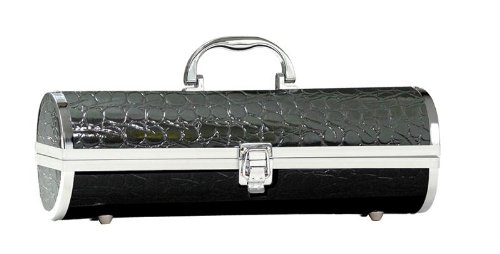 Primeware Gala Croc Wine Purse, Black