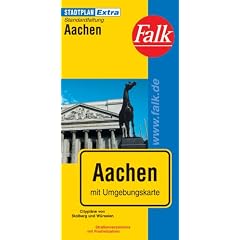 Falk Stadtplan Extra Standardfaltung Aachen