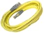 Belkin A3X126-10-YLW-M 10/100BT RJ45M/RJ45M CAT5E Crossover Cable (10-Feet, Yellow) with Molded Boot (Gray)