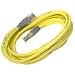 Belkin A3X126-10-YLW-M 10/100BT RJ45M/RJ45M CAT5E Crossover Cable (10-Feet, Yellow) with Molded Boot (Gray)